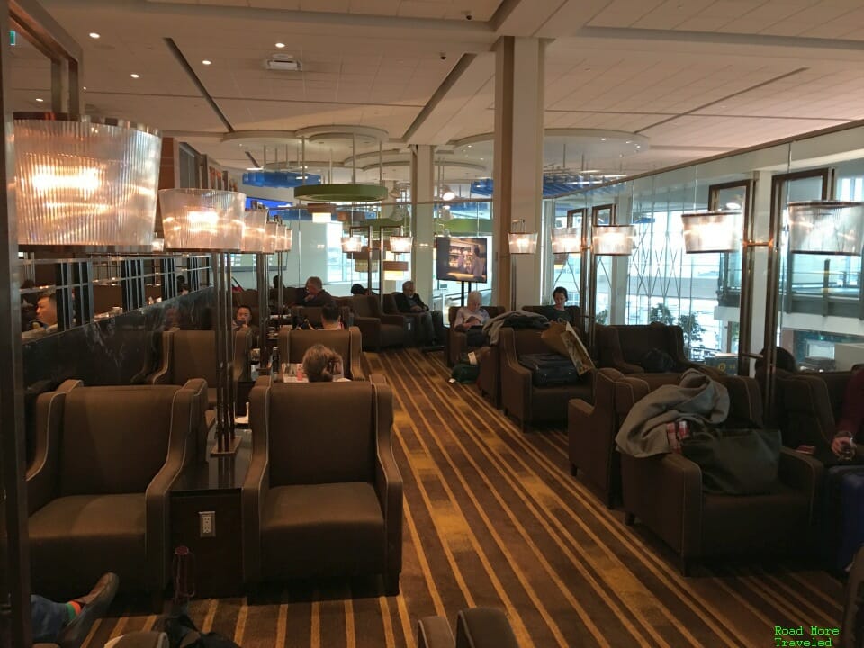 Plaza Premium Lounge Vancouver Domestic Terminal - main seating area