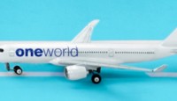 a white airplane on a blue background