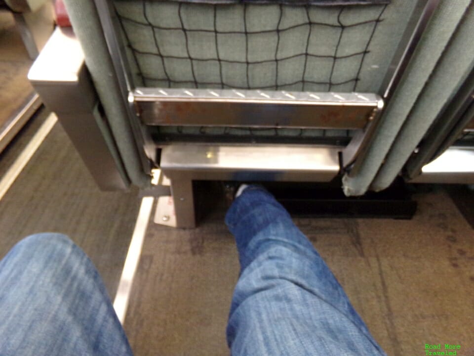 Alaska Railroad Denali Star Gold Star Class - legroom