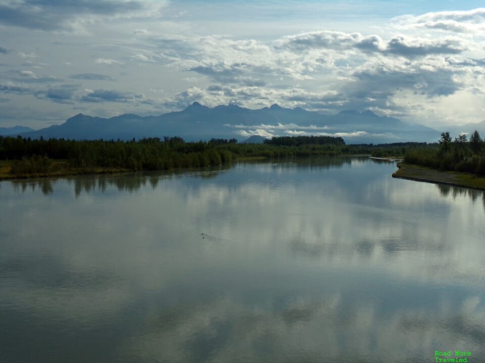 Chugach Mountains northeast of Anchorage