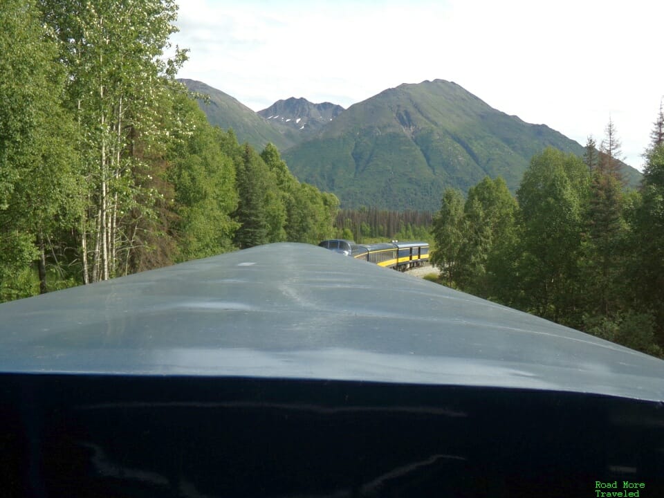 View of Alaska Range from Denali Star