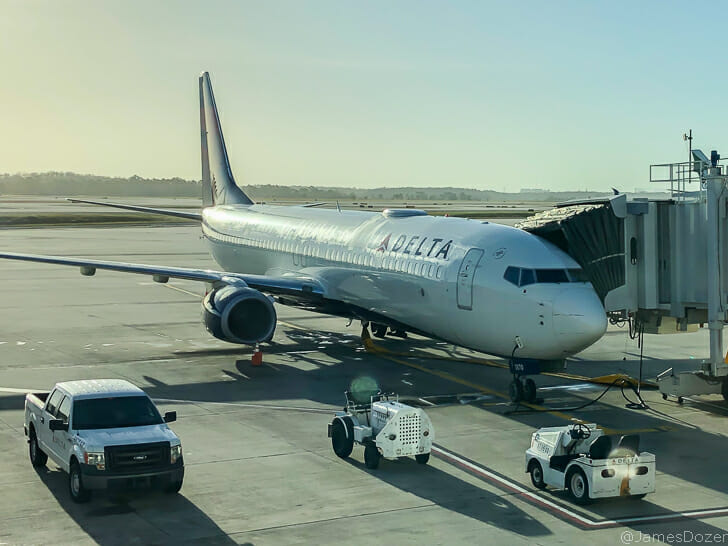 a plane on the tarmac