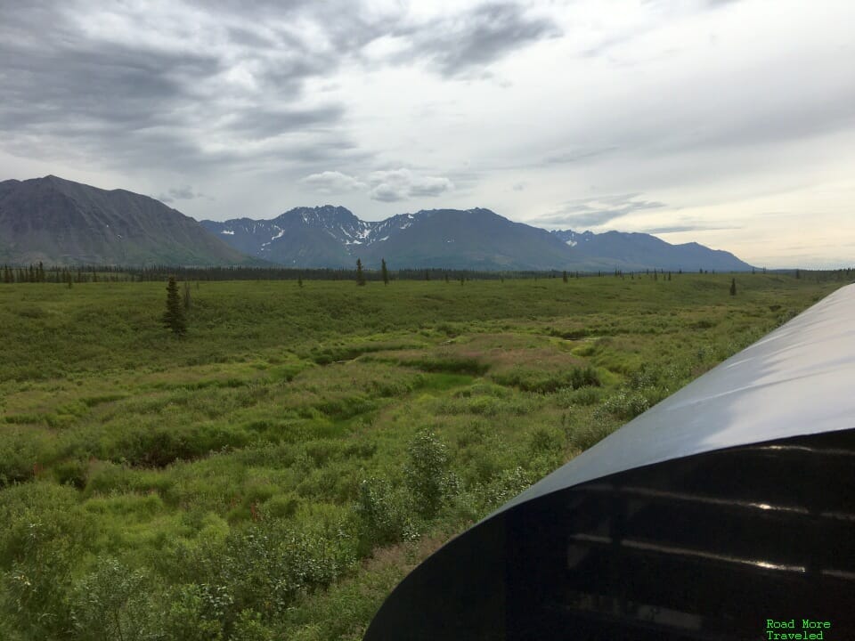 East flank of Alaska Range in distance