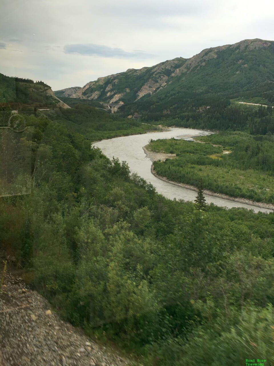 Nenana River gorge south of Healy, Alaska