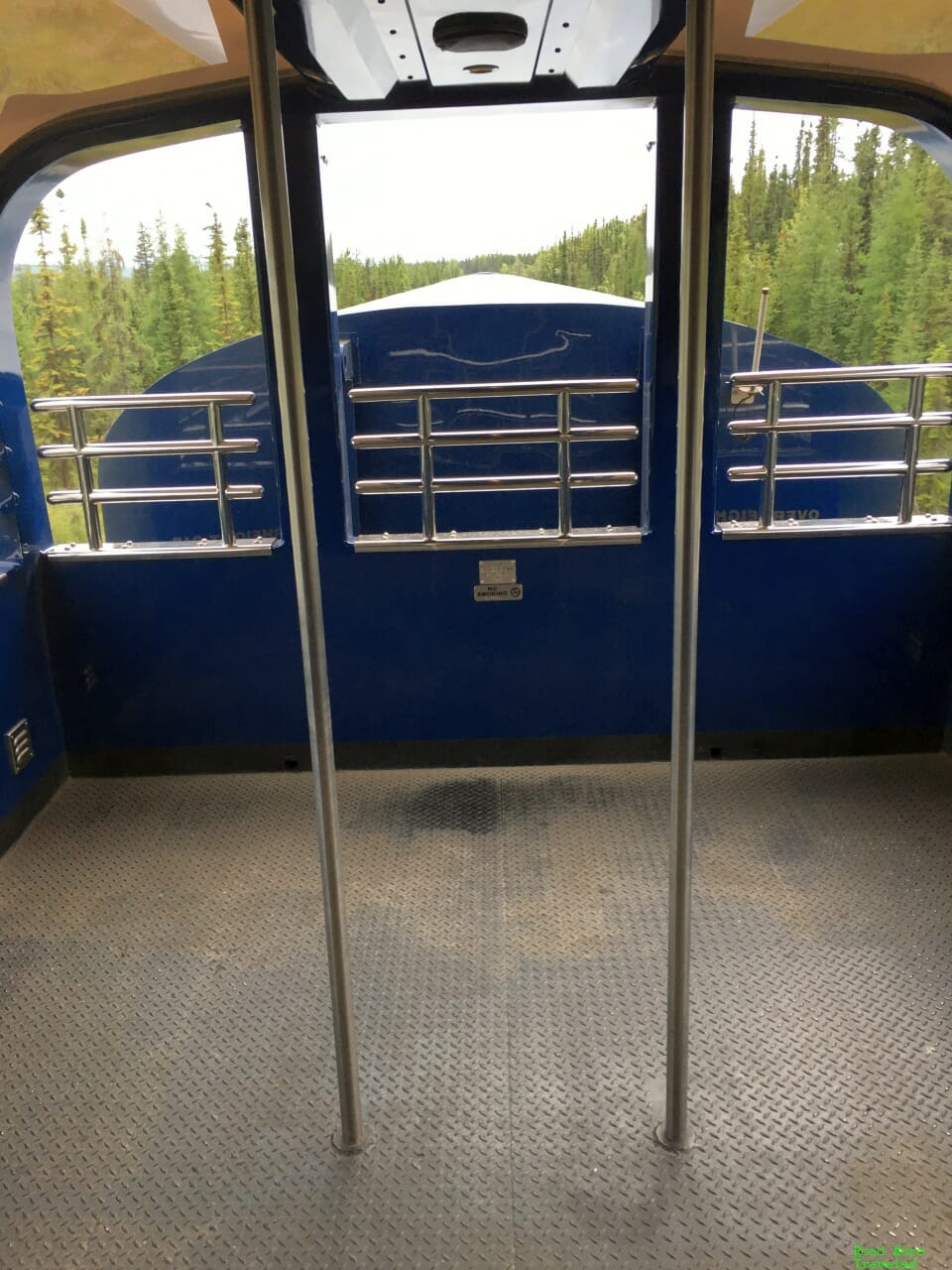 Alaska Railroad Denali Star Gold Star Class - viewing platform