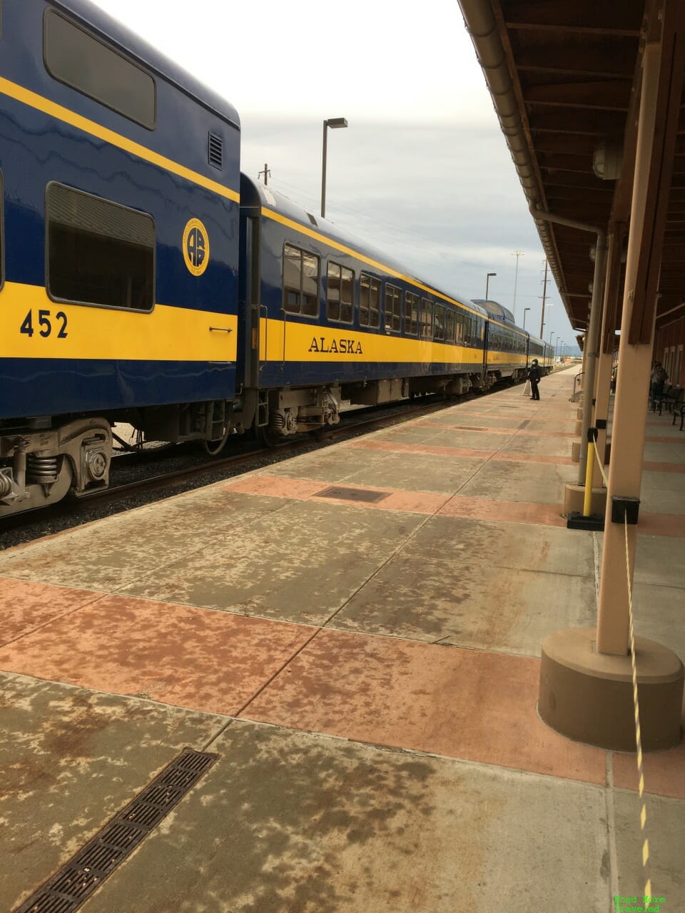 Alaska Railroad Denali Star at Fairbanks train depot