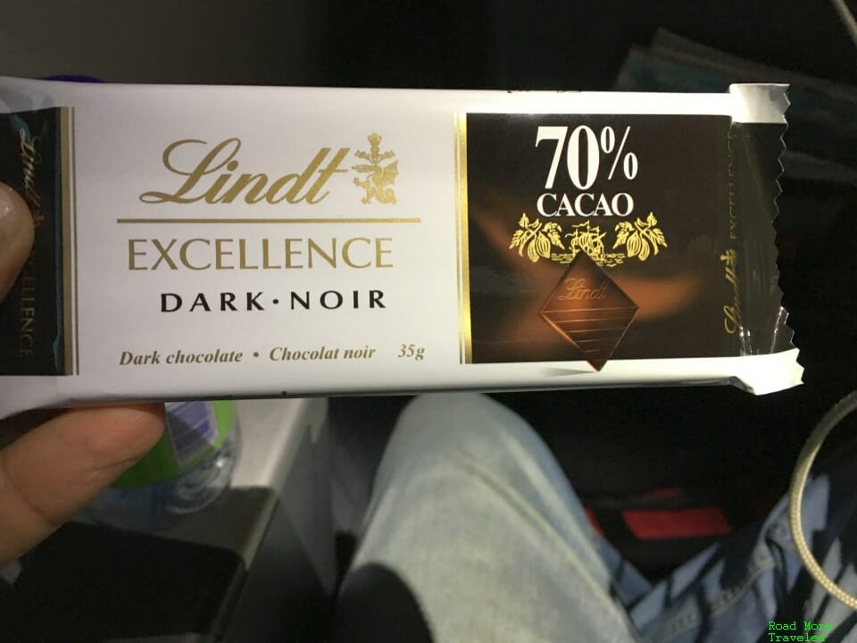 Air Canada after-mail chocolate