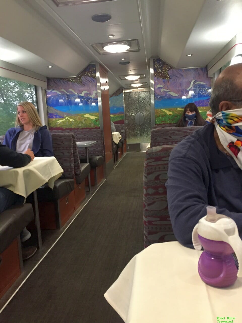 Alaska Railroad Denali Star Gold Star Class dining room