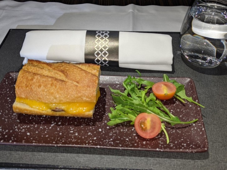 a sandwich and salad on a plate