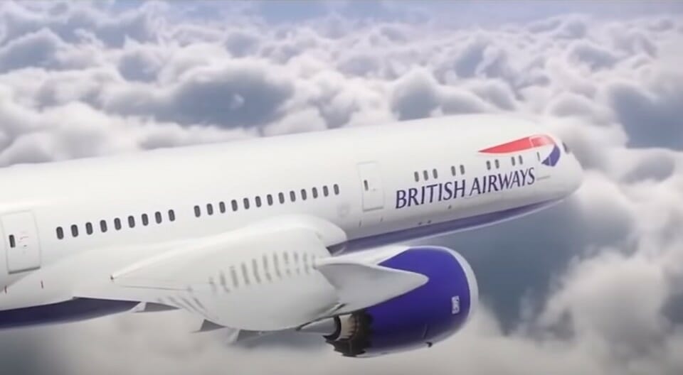 a plane flying in the sky