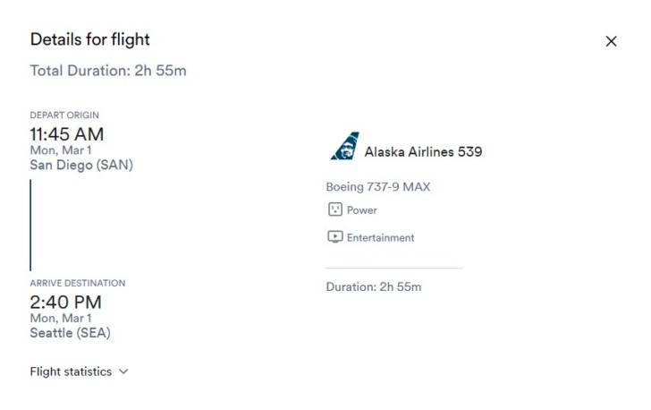 a screenshot of a flight