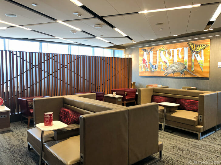 a room with couches and tables