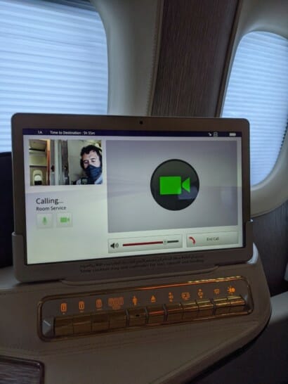 a screen on a plane