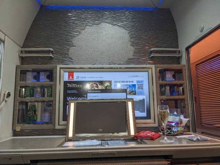 a computer on a desk