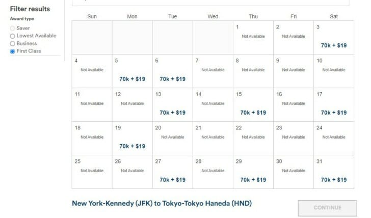 a calendar with numbers and a few days