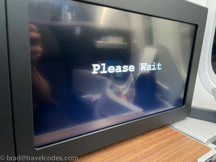 a screen with a message on it
