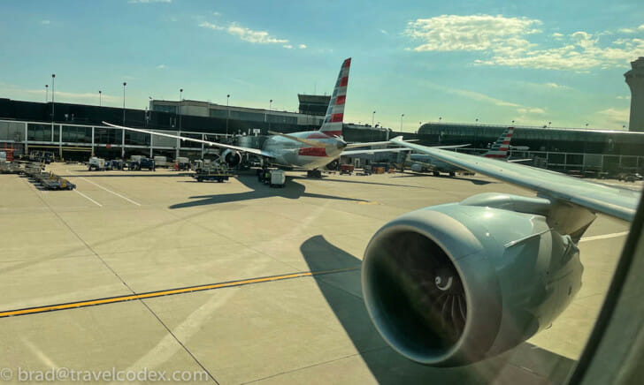 airplanes at an airport