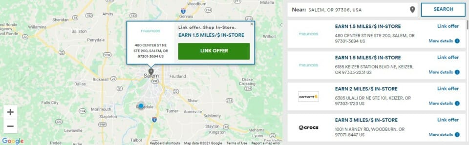 a screenshot of a map