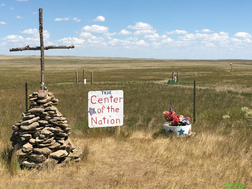 Journey to the Center of the USA - center location in South Dakota