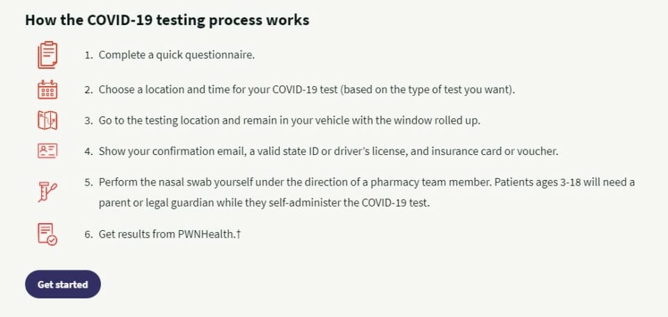a screenshot of a test