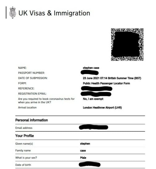 If You Are Changing Planes In The UK, You Need This Form