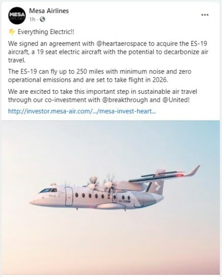 a screenshot of a social media post