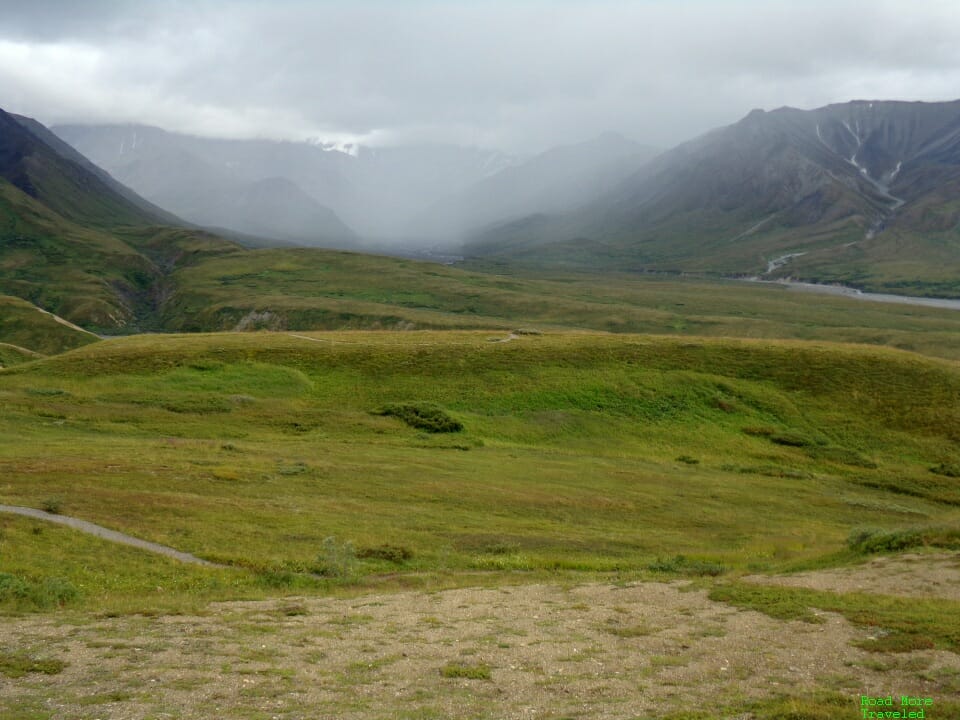 View of mountains at Eileson Visitor Center, Denali National Park