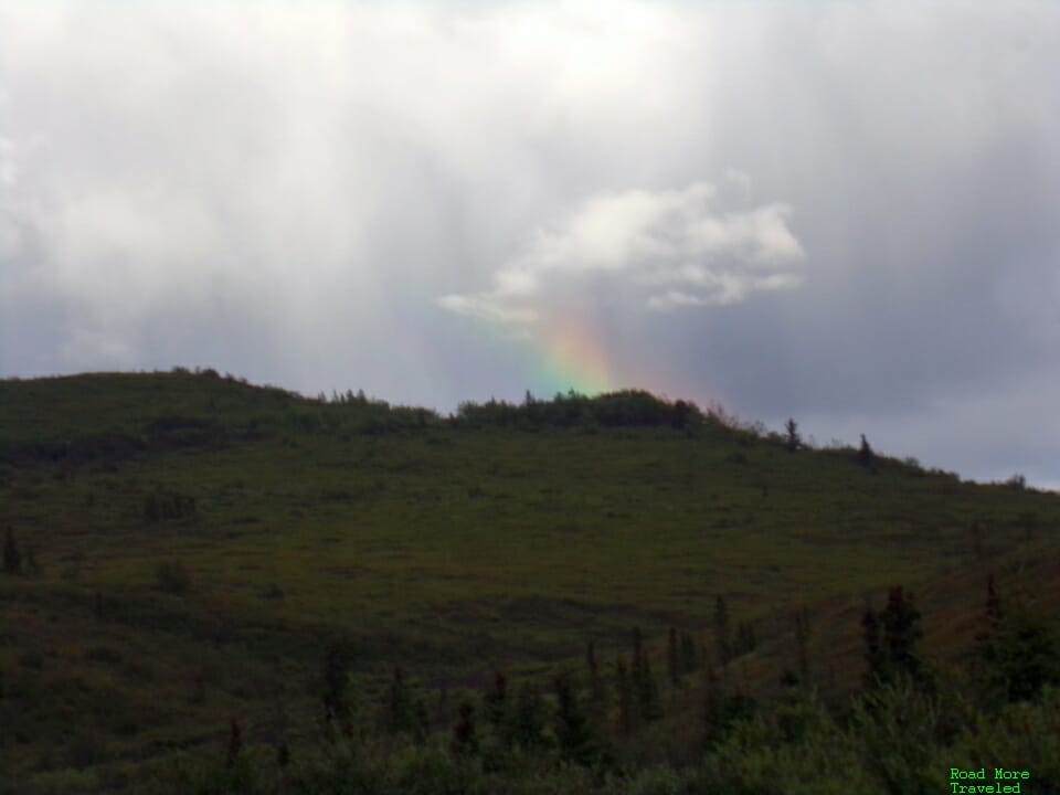Rainbow over Primrose Ridge, Denali Park Road MP 16