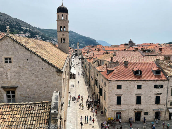 Dubrovnik Stradun, main street