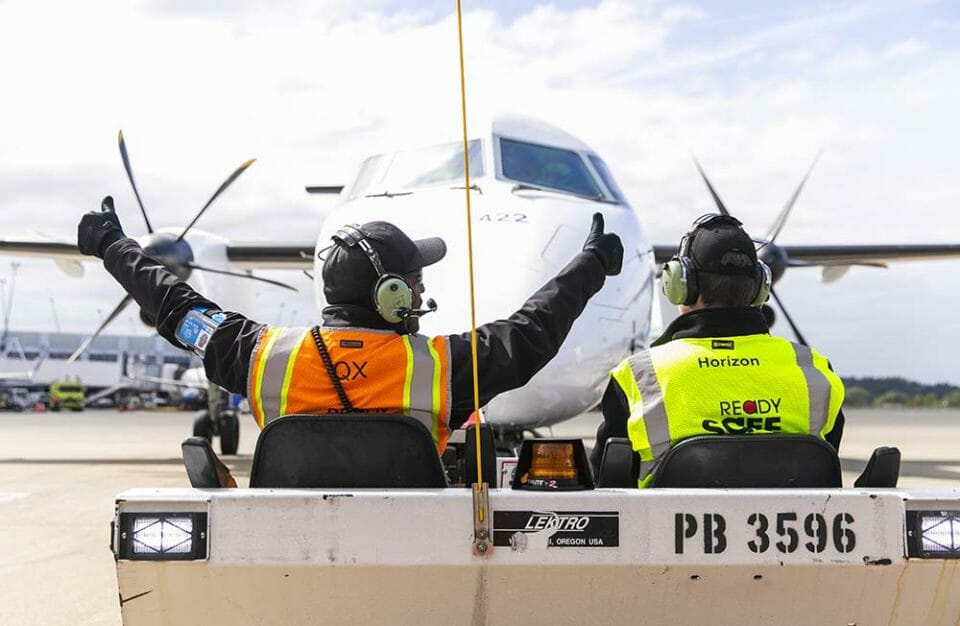 a group of people in a plane