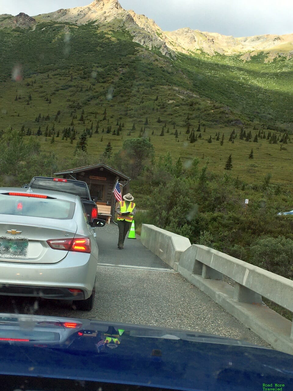 Checkpoint at MP 15 Denali Park Road