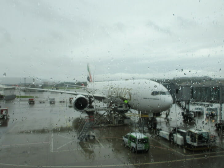 a plane on the tarmac