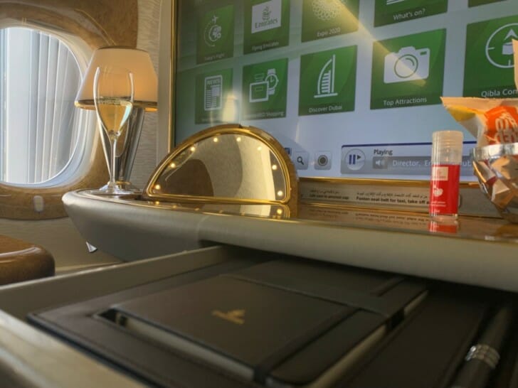 a screen on a plane
