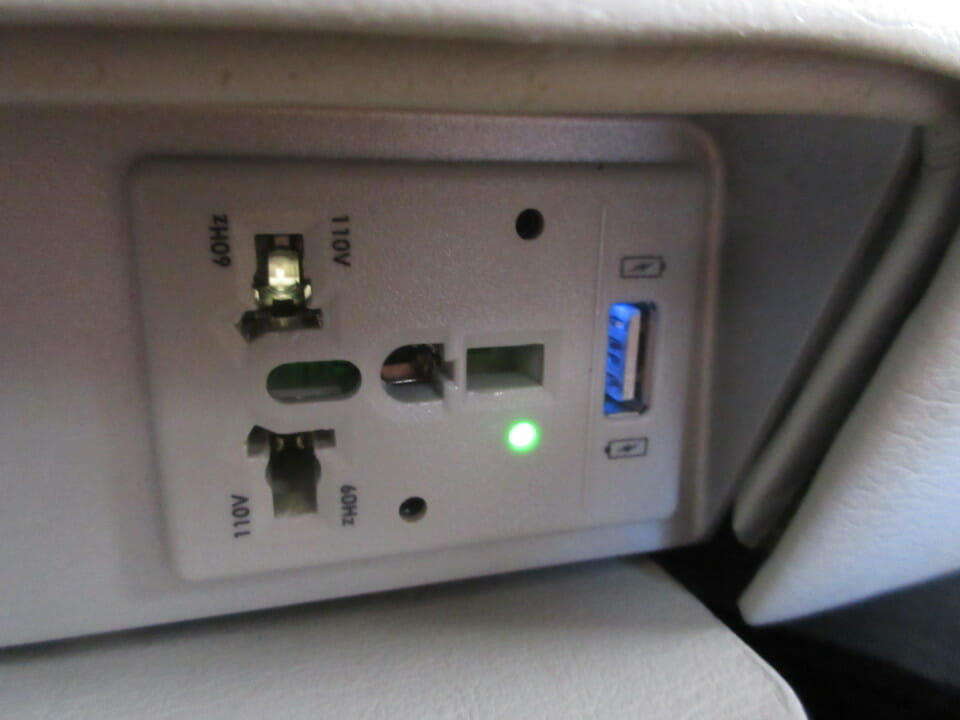 a close up of a plug in