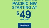 a green and blue advertisement