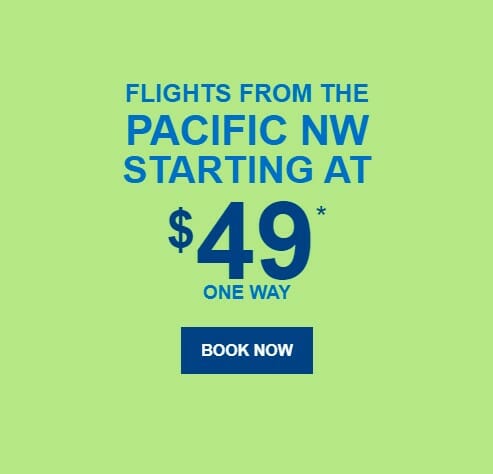 a green and blue advertisement