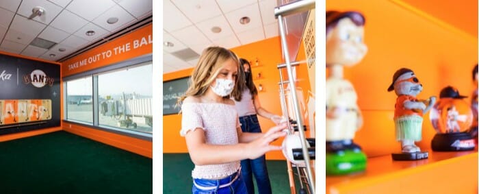 a girl wearing a mask and looking at a test tube