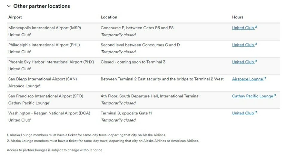 a screenshot of a flight schedule