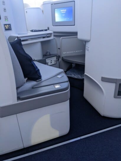 Finnair Business class Seat