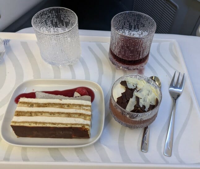 Finnair dessert