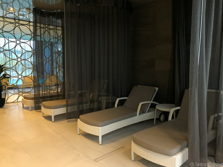a group of chairs in a room