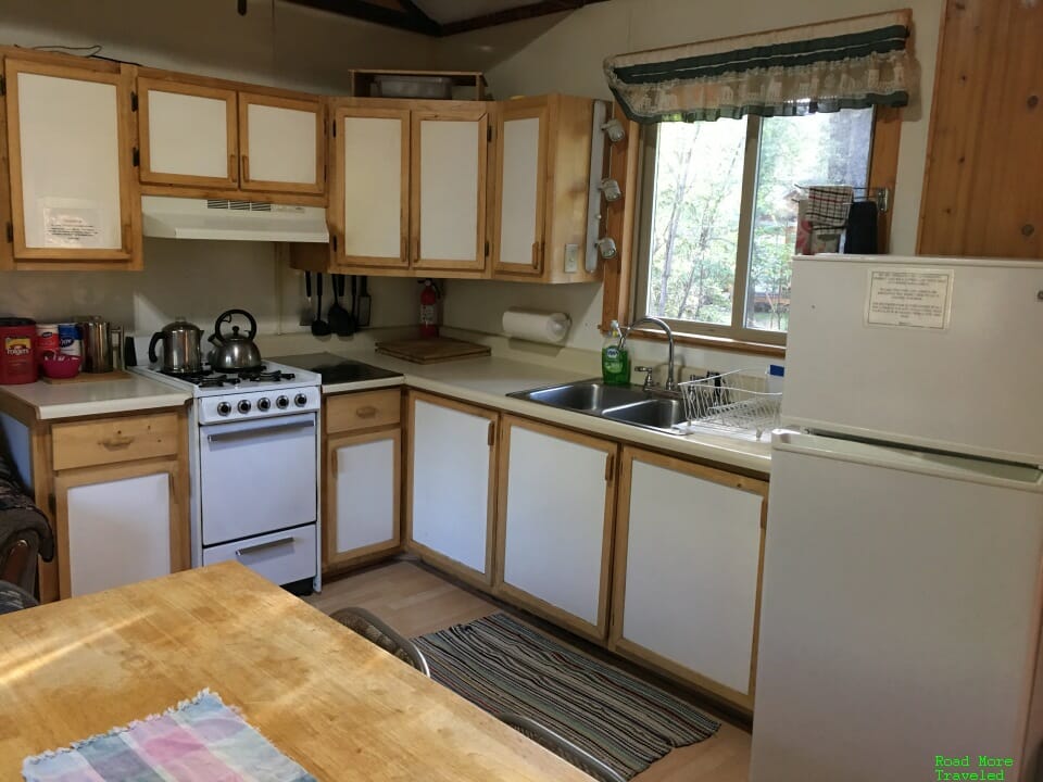Main lodge shared kitchen