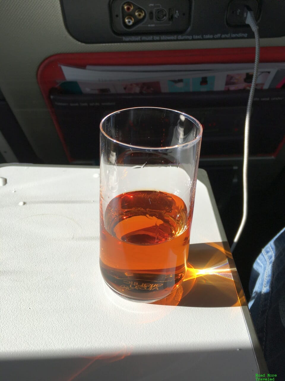 Virgin Atlantic cognac