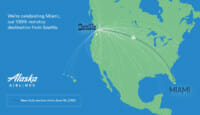 a map of the united states with a plane flying from seattle to seattle