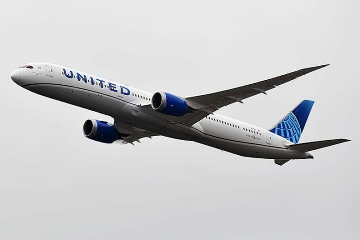 a plane flying in the sky