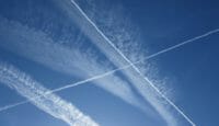 a blue sky with white clouds