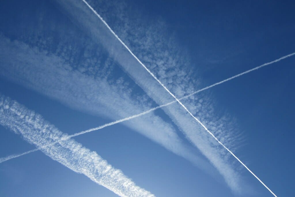 What Are Those White Aircraft Trails In The Sky And How Do They Form?