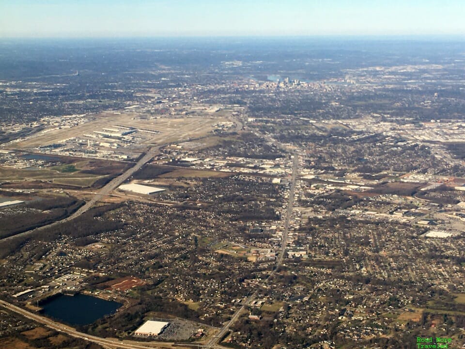 SDF airfield and city of Louisville