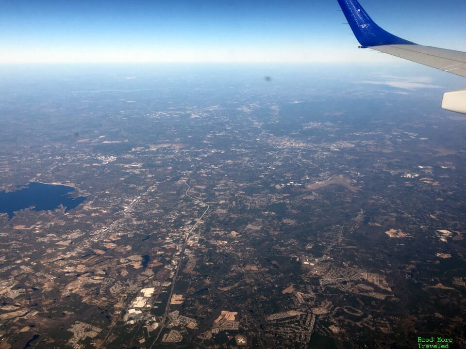 Aerial view of Columbia, SC