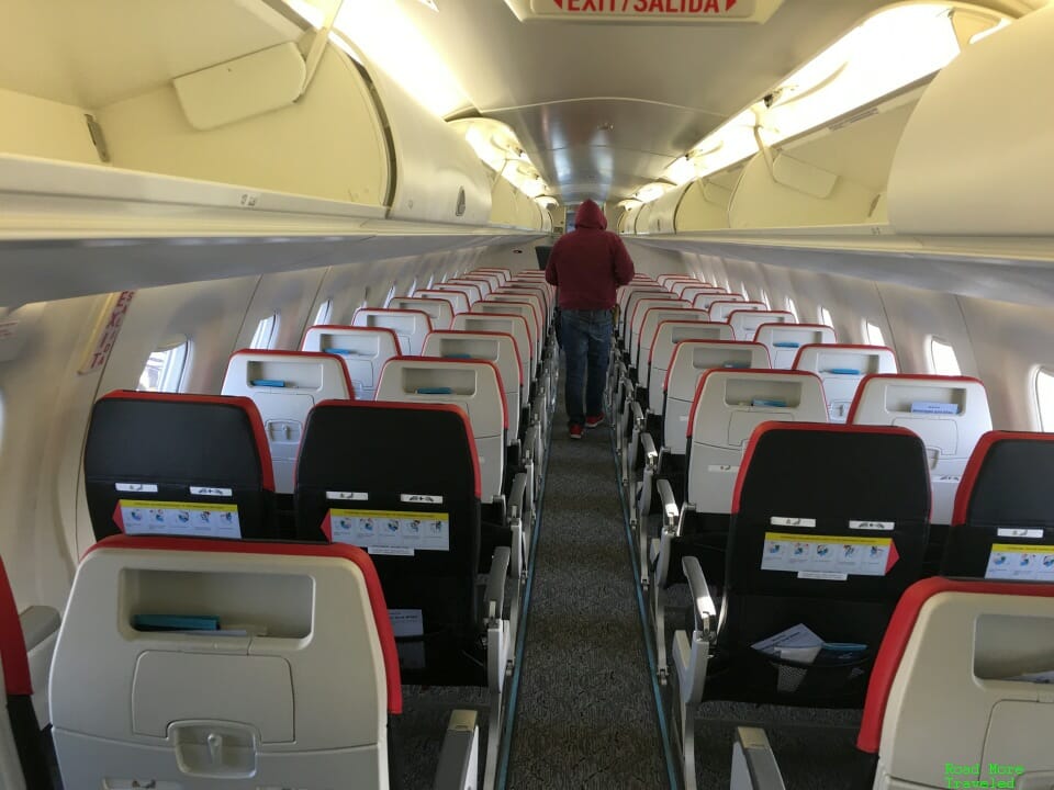 Breeze Airways Nicer Class - interior forward view